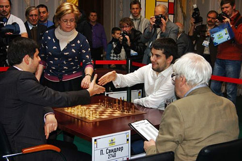 Desempate a rápidas entre Svidler y Nepomniachtchi