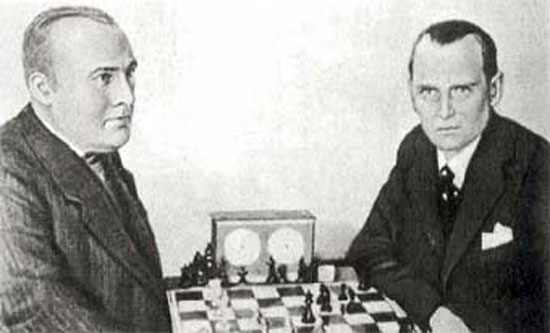 Dibujo de Bogoljubow y Alekhine