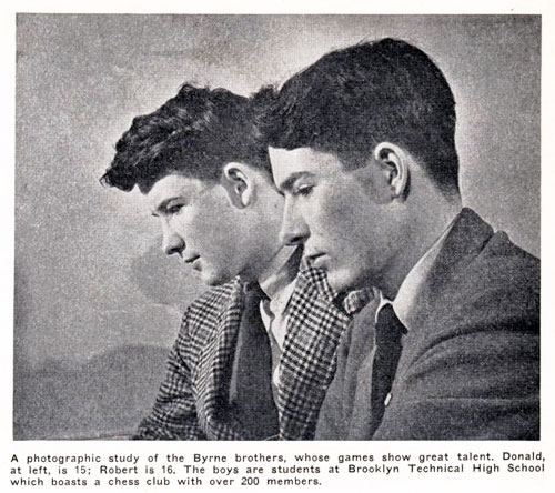 Donald y Robert Byrne Chess Review 1945