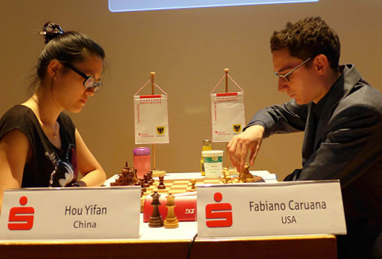 Dortmund R 6 Caruana vence a Hou Yifan