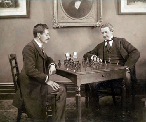 Emanuel Lasker en 1893 vs Ryan 