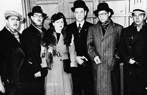 Equipo cubano en B Aires 1939 F Planas, M Alemán, M T Mora, Capablanca, R Blanco y A López