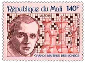 Estampilla de Alekhine de Mali