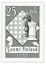 Estampilla de la Olimpiada de Helsinki 1952
