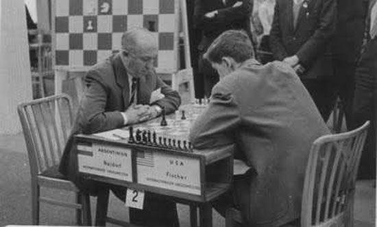 Fischer vs Najdorf. Leipzig 1960
