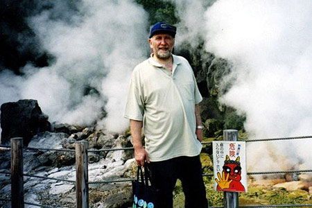 Fischer en Japón antes de su arrresto