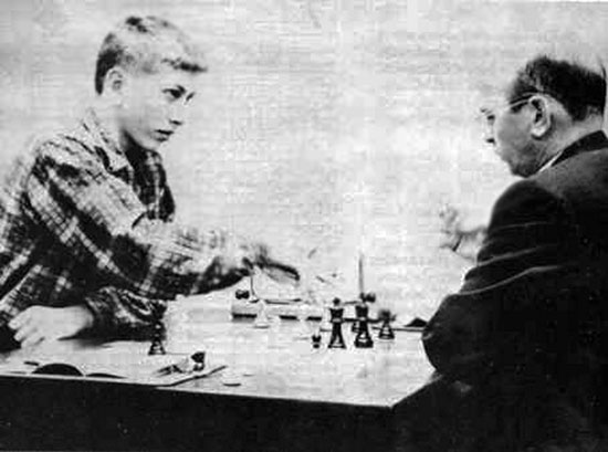 Fischer vs Reshevsky Nueva York 1957