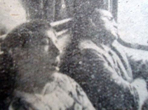 Fischer y Bazán viajando de Mar del Plata a Buenos Aires 1960