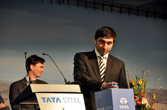 Gashimov en Wijk aan Zee 2012, su último torneo