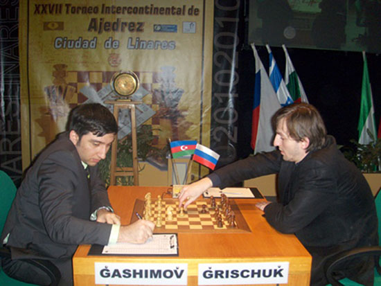Gashimov vs Grischuk Linares 2010 