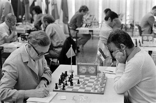 Gligoric vs la Chigorin de Smyslov Ámstedam 1971