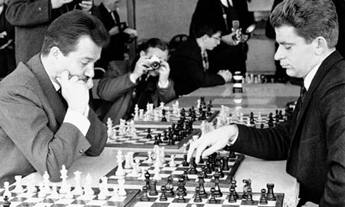 Gligoric y Spassky, Hastings 1965