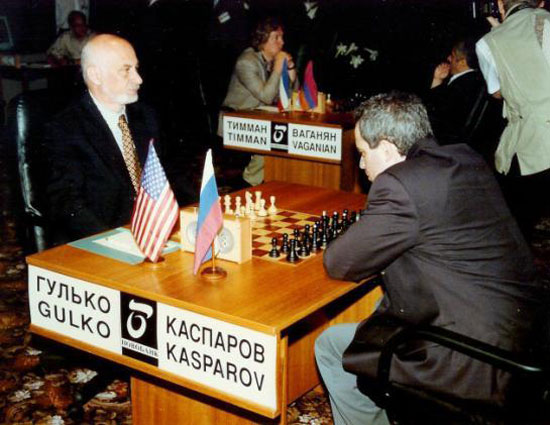 Gulko vs Kasparov, Novgorod 1995, única victoria de Kasparov 