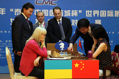 Inauguración a cargo del Director de Deportes de Taizhou Ge Zhihuitaizhou