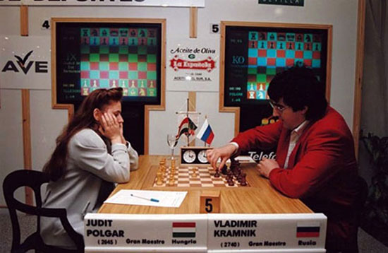 Judit Polgar vs Kramnik, Dos Hermanas 1997 