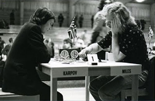 Karpov Miles 1980 jugando 1...a6