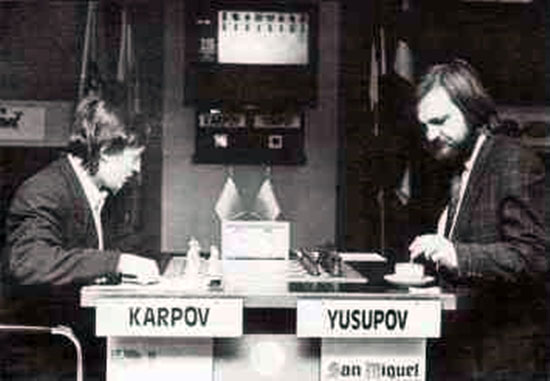 Karpov vs Yusupov Linares 1989