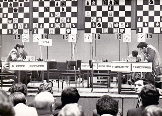 Karpov y Kasparov Cto URSS 1988