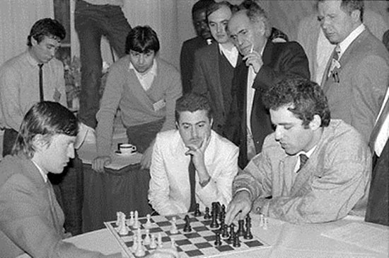 Karpov y Kasparov en Bruselas 1987, Tal parado