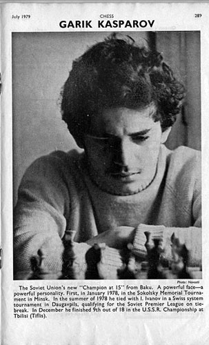 Kasparov en Banja Luka 1979 