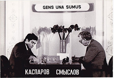 Kasparov vs Smyslov Vilna 1984