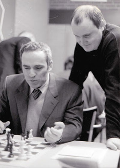 Kasparov y Dokhoian en Wijk aan Zee 2001