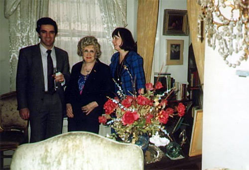 Kasparov y Olga Capablanca