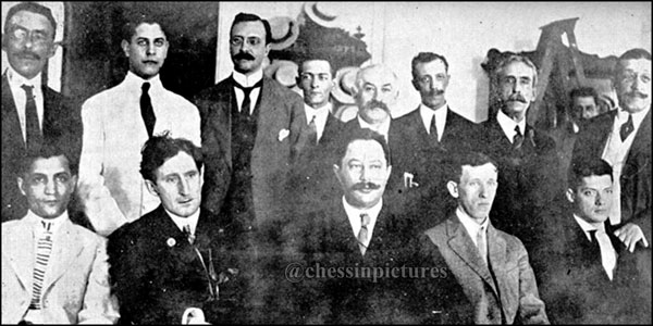 La Habana 1913 Janowsky, Capablanca, J. Corzo, S. Capablanca, Cassel, E. Corzo, Ponce, Paredes y Jaffe, Marshall, Chajes, Kupchik y Blanco