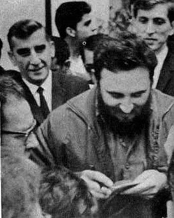 Fidel Castro, Igor Bondarevsky y Booby Fischer. La Habana 1966 
