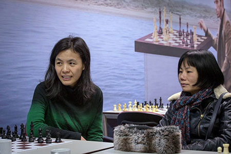 La madre de Hou Yifan, Wanona holandesa Peng Zhaoqin 