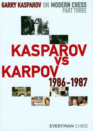 Libro de Kasparov sobre sus matches con Karpov de 1986 y 1987