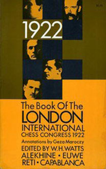 Libro del torneo de Londres 1922