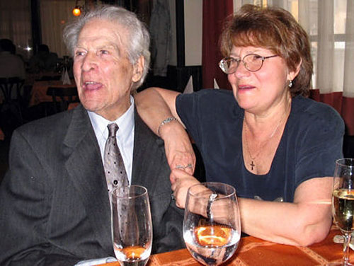 Lilienthal en 2005 con su esposa Olga 