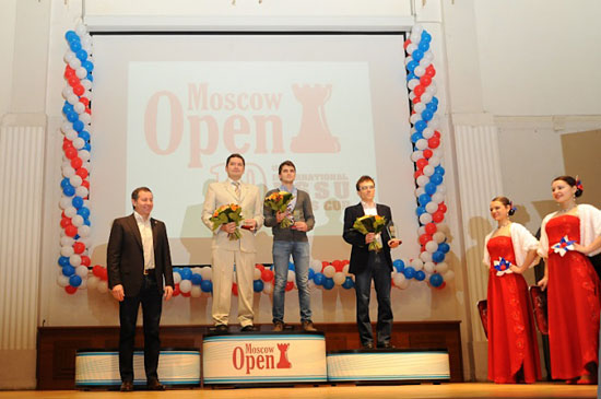 Los 3 primerios del Open de Moscú, Moiseenko, Matlakov y Bartel 