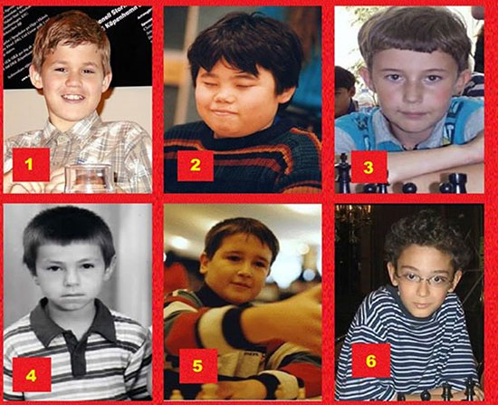 Los 6 participantes con muchos años menos