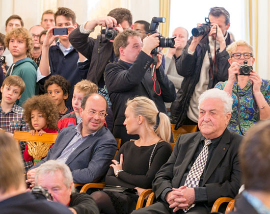 Los patrocinadores Oleg y Natalia Skvortsov 