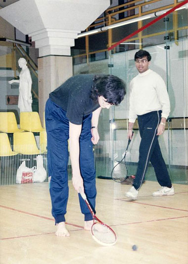 Los veinteañeros Vladimir Kramnik y Viswanathan Anand