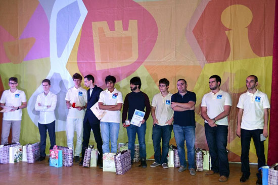 Los participantes de Lake Sevan 2015, Duda y Antón a la izquierda