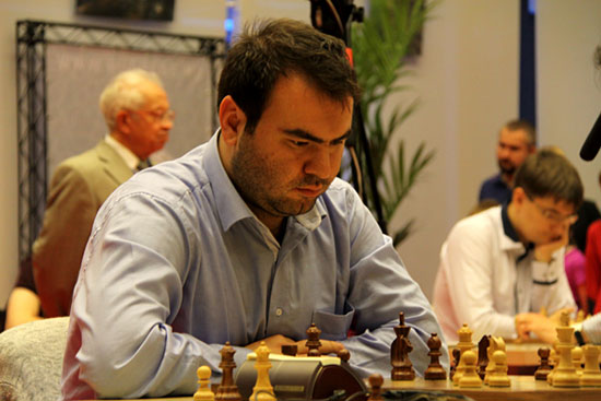 Mamedyarov, El vencedor del Memorial Tal 2014, blitz, en acción