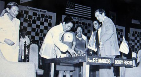 Manila 1973 partida Fischer vs Marcos