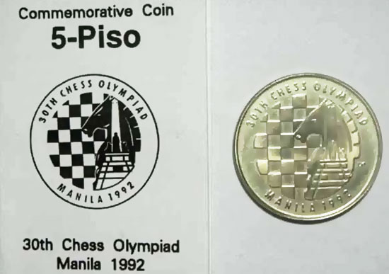 Medalla conmemorativa de la Olimpiada de Manila 1992