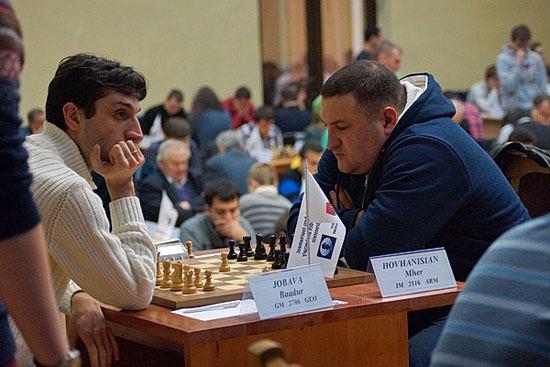 Memorial Bronstein R 3 Jobava derrota a Hovhanisian 
