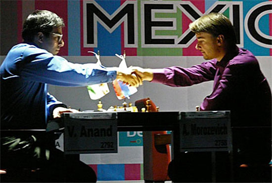 México R 11 Morozevich abandona tras 56.Te5 de Anand