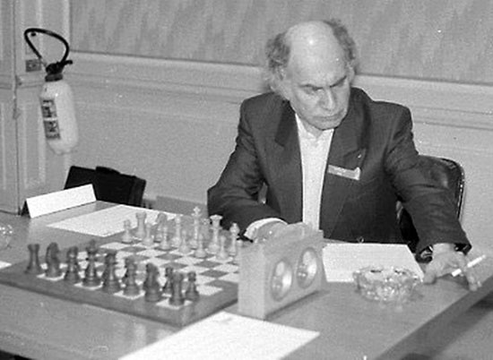 Mikhail Tal en Bruselas 1987