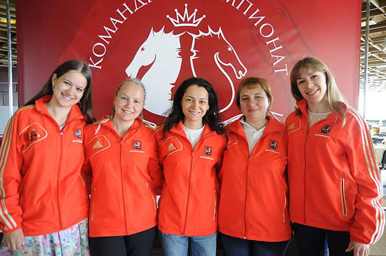 Moscú: Alina Kashlinskaya, Valentina Gunina, Alexandra Kosteniuk, Ekaterina Kovalevskaya y Olga Girya