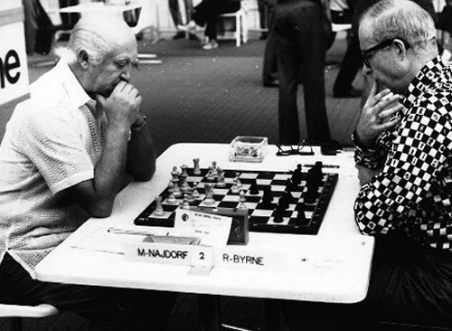Najdorf Byrne Olimpiada de Niza 1974