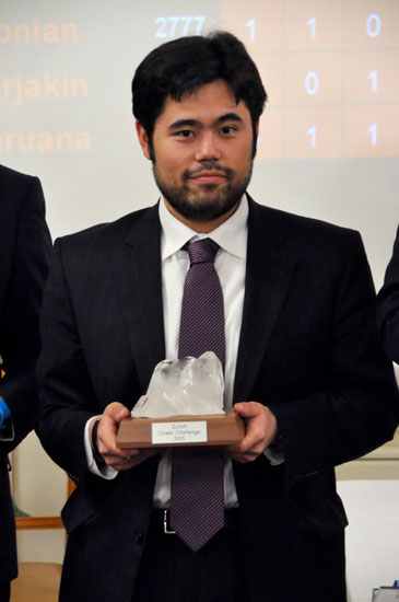 Nakamura, nuevamente primero
