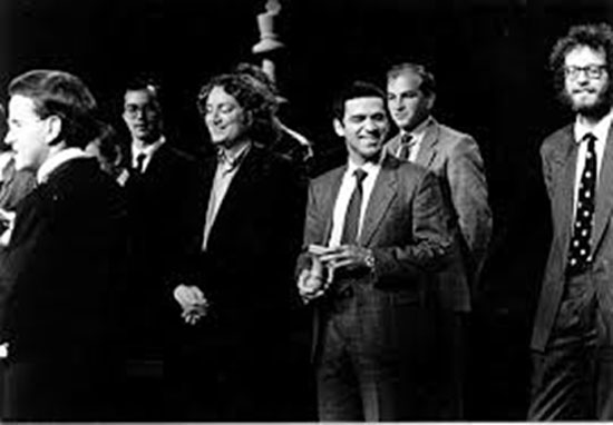 Nikolic Timman Kasparov Beliavsky y Speelman en 1988