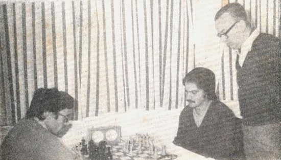 Ocampo vs Rubinetti, observa Rossetto, Mar del Plata 1972