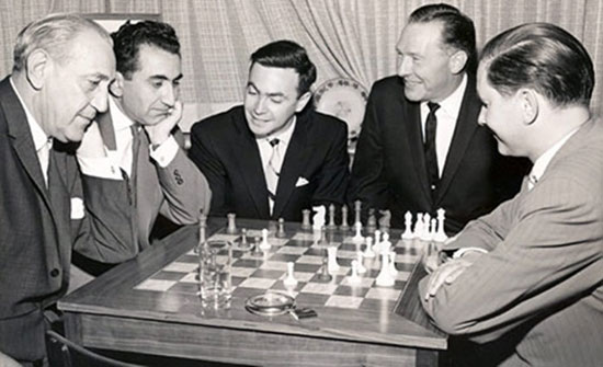 Panno con Petrosian y Keres en la Copa Piatgorsky de 1963